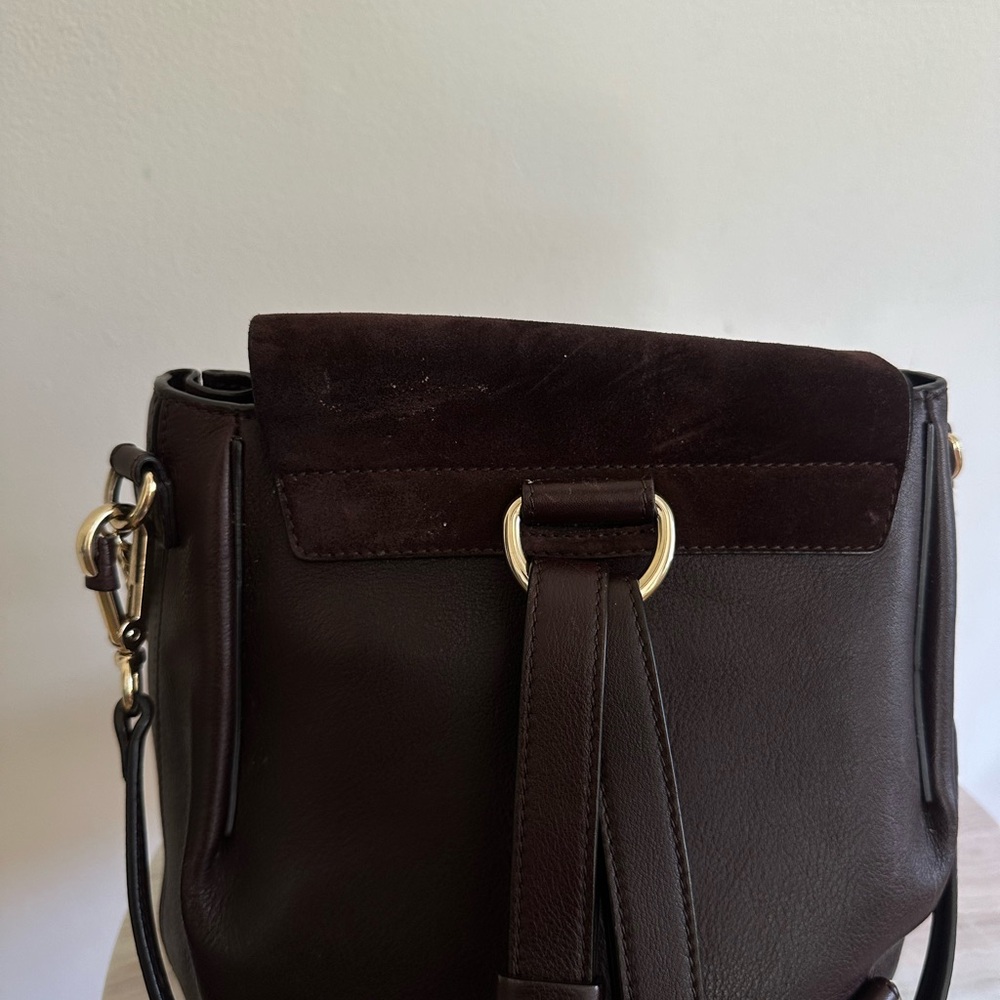 Chloe Small Faye Suede & Leather Backpack - Picture 3 of 7